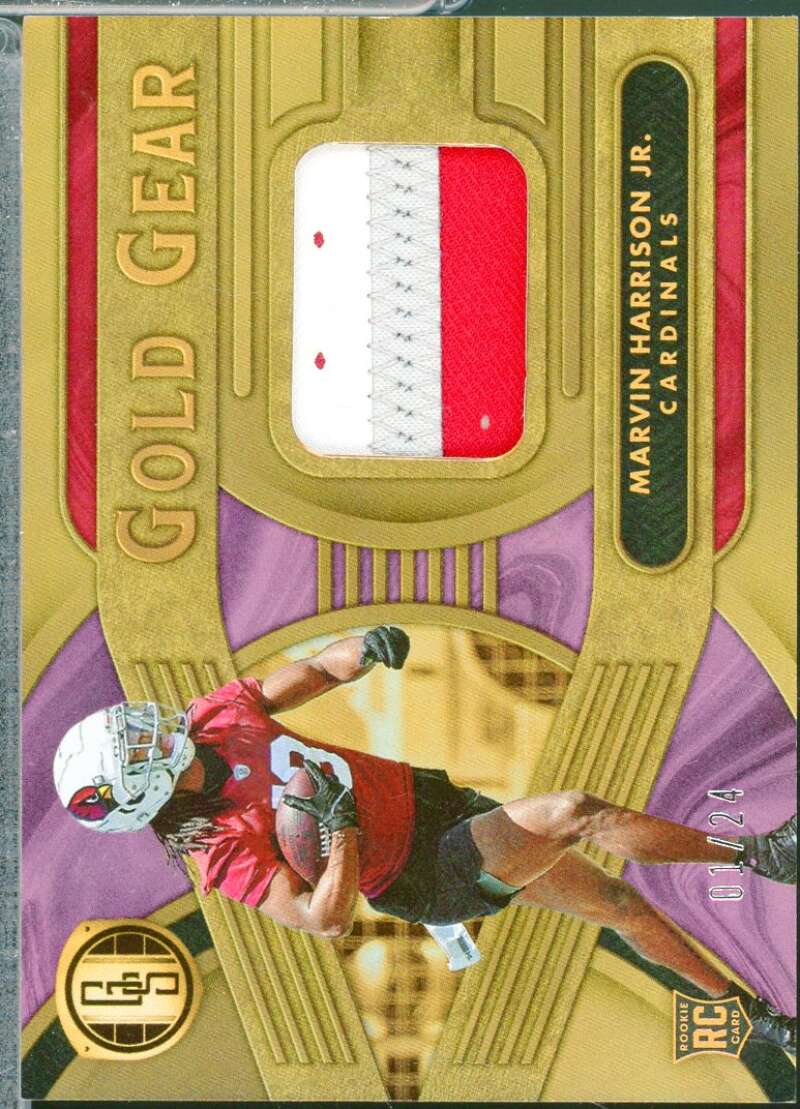 Marvin Harrison Jr. Rookie 2024 Panini Gold Standard Gear Rose Gold 1/24 #40  Image 1