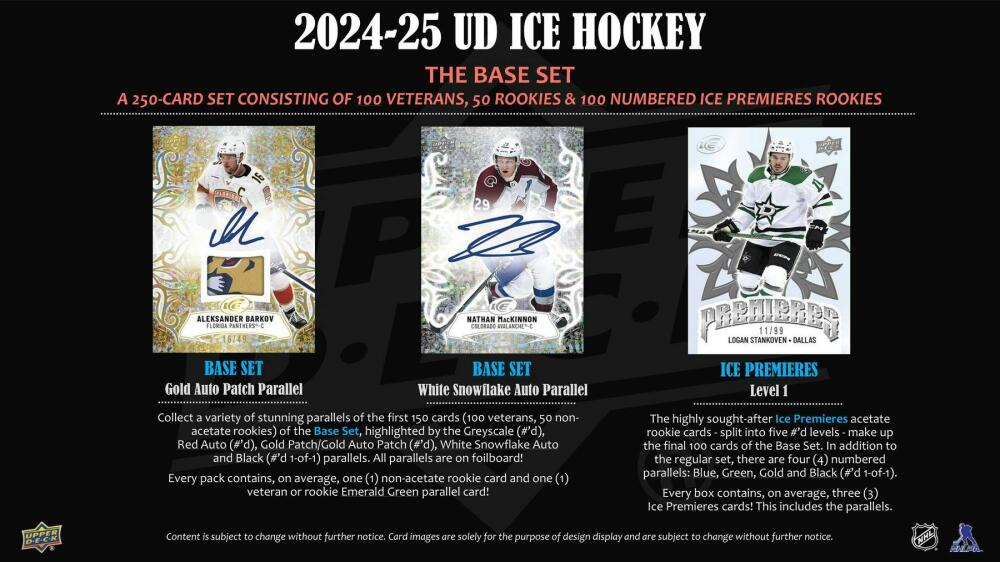 2024-25 Upper Deck Ice Hockey Hobby Box Image 4