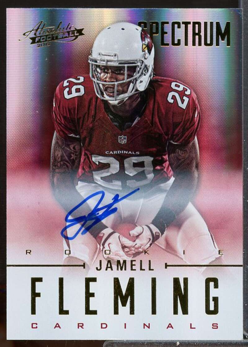 Jamell Fleming/299 Card 2012 Absolute Spectrum Rookie Gold Autographs #141  Image 1