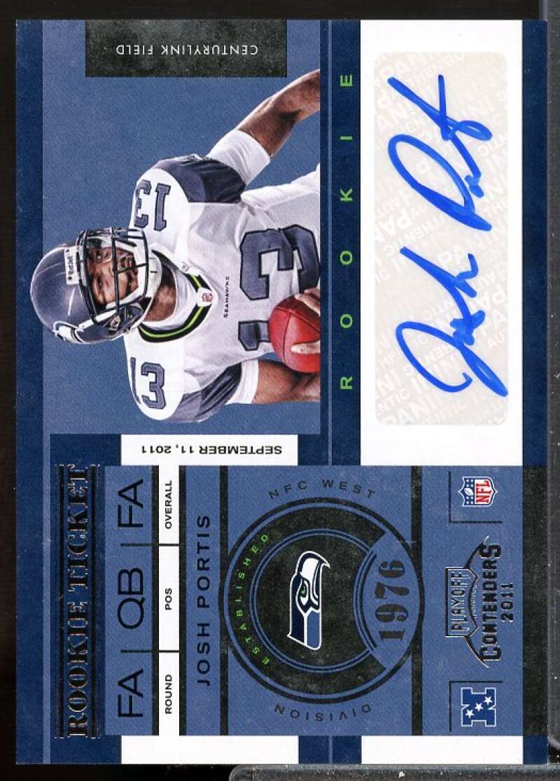Josh Portis AU RC Card 2011 Playoff Contenders Rookie Auto #145  Image 1
