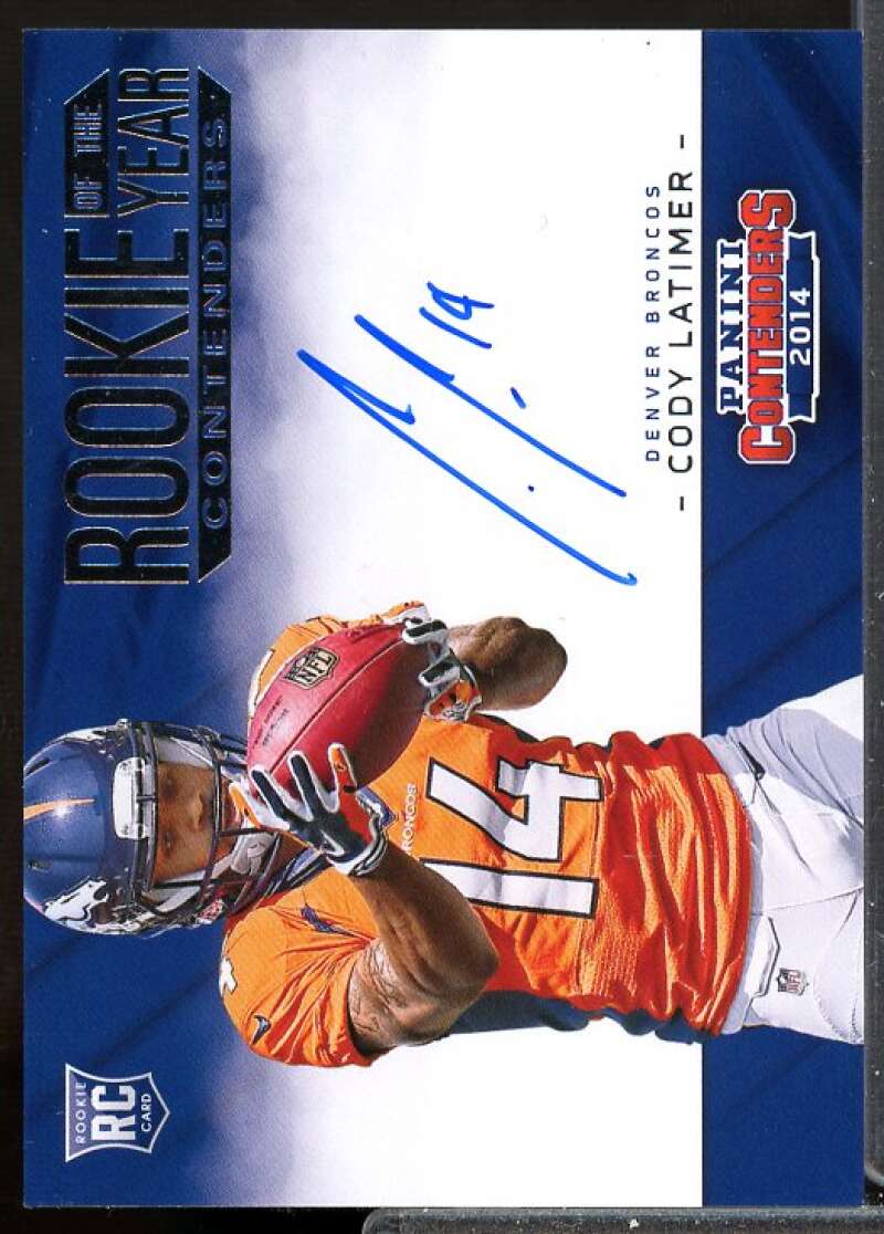 Cody Latimer 2014 Panini Contenders ROY Contenders Rookie Autographs #ROYCL  Image 1