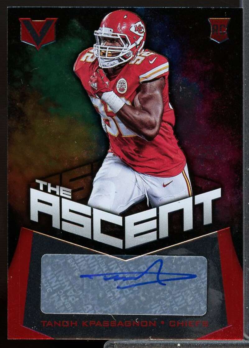 Tanoh Kpassagnon AU/199 RC Card 2017 Panini Vertex Ascent Rookie Auto #175  Image 1