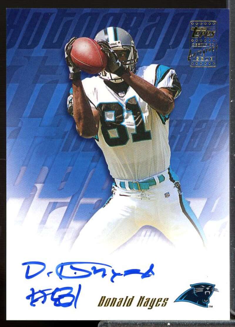 Donald Hayes 4 Card 2001 Topps Autographs #TADH  Image 1