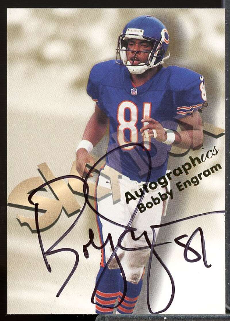 Bobby Engram MU/S/ST Card 1998 SkyBox Premium Autographics #25  Image 1