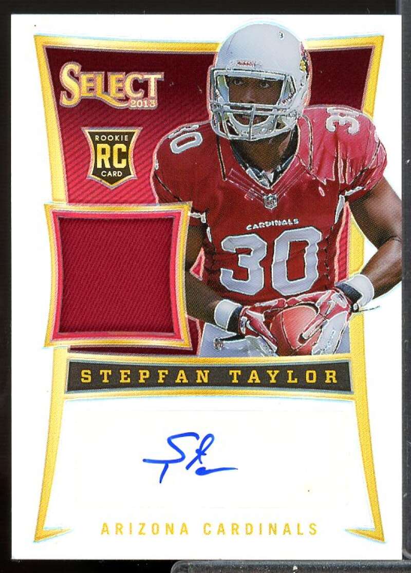 Stepfan Taylor Card 2013 Select Rookie Jersey Autographs Prizm #237  Image 1