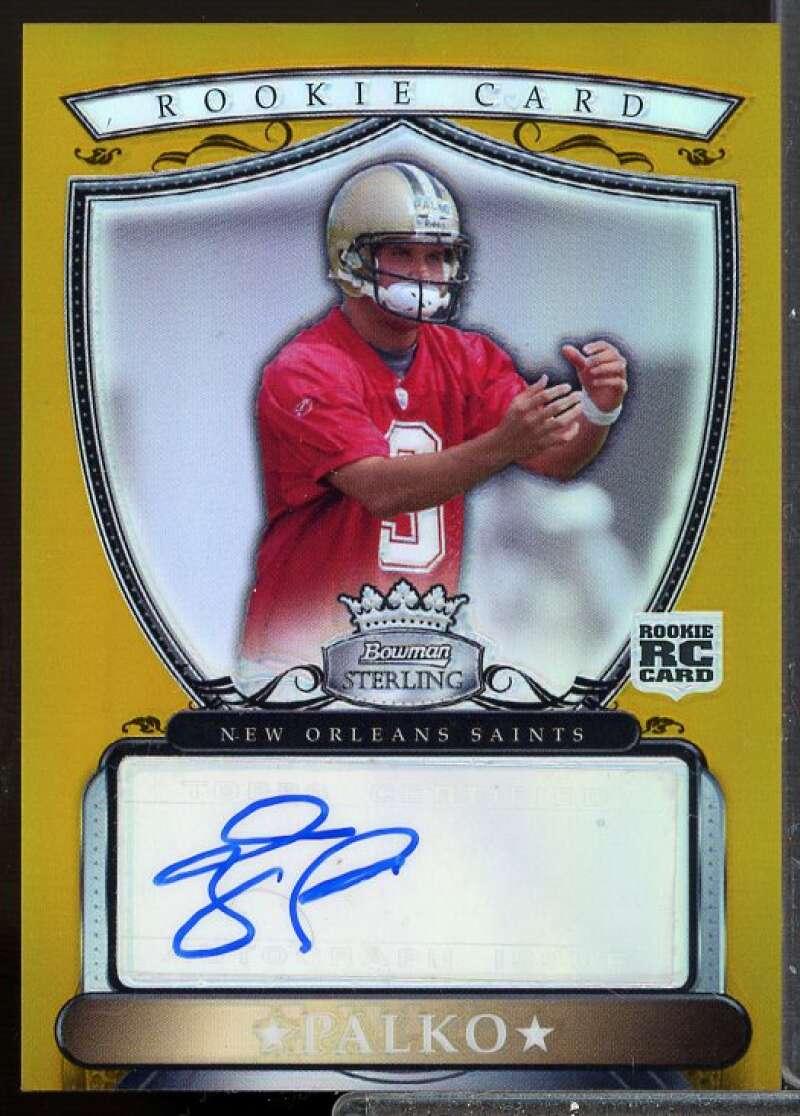 Tyler Palko/1800 Card 2007 Bowman Sterling Gold Rookie Autographs #TP  Image 1