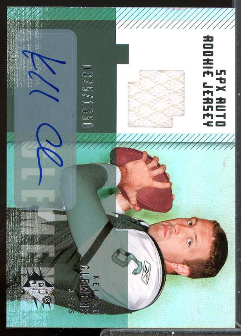 Kellen Clemens RC Card 2006 SPx Rookie Jersey Auto #205  Image 1