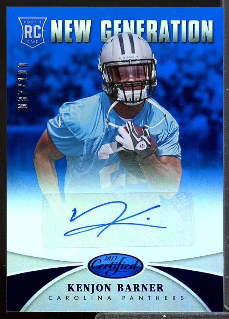 Kenjon Barner/100 Card 2013 Certified Mirror Blue Rookie Signatures #250  Image 1
