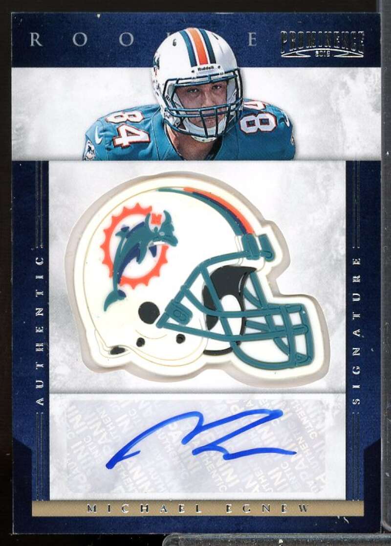 Michael Egnew/200 2012 Panini Prominence Rookie Team Helmet Autographs #229  Image 1