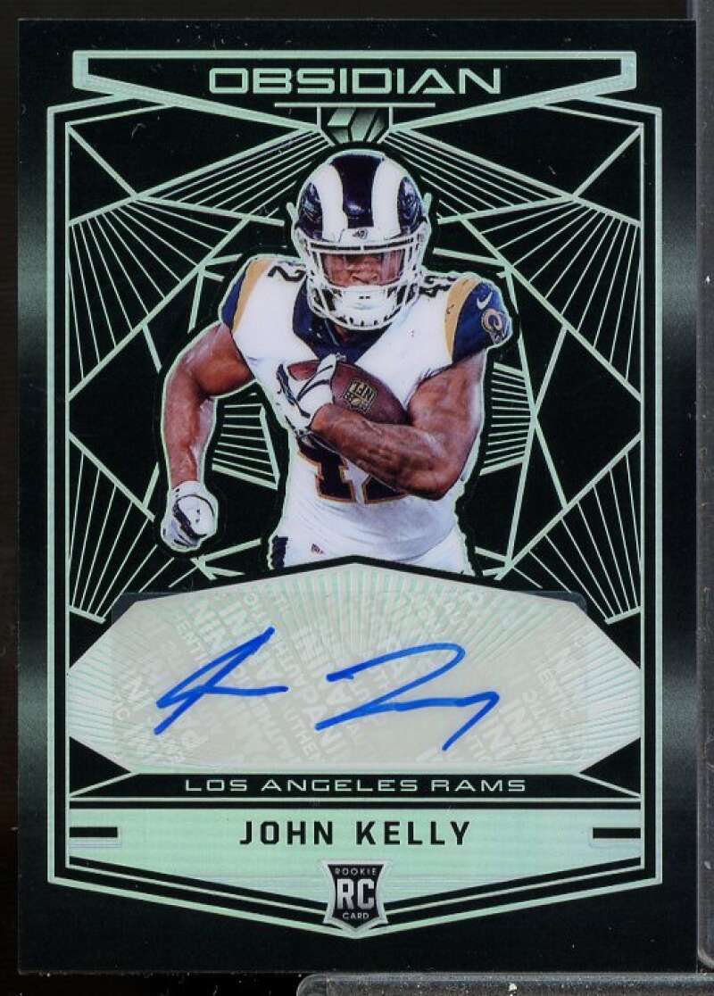 John Kelly/100 Card 2018 Panini Obsidian Rookie Autographs #68  Image 1