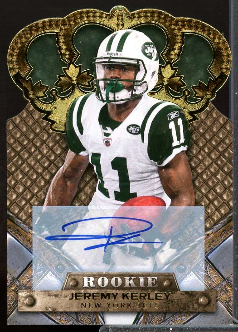 Jeremy Kerley/499 Card 2011 Crown Royale Rookie Autographs Gold #144  Image 1