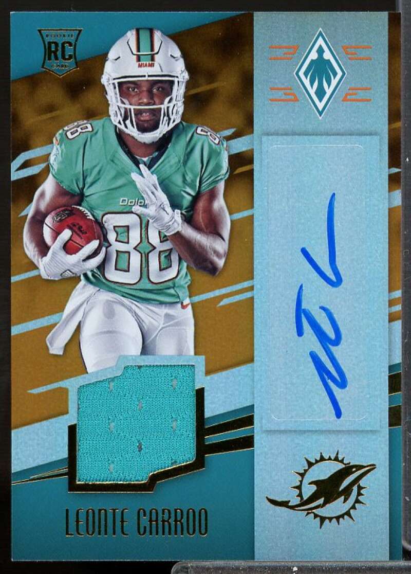 Leonte Carroo/99 JSY AU Card 2016 Panini Phoenix Orange Rookie #228  Image 1