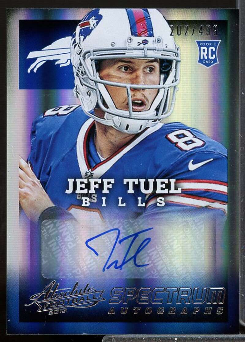Jeff Tuel/499 Card 2013 Absolute Spectrum Silver Autographs #119  Image 1