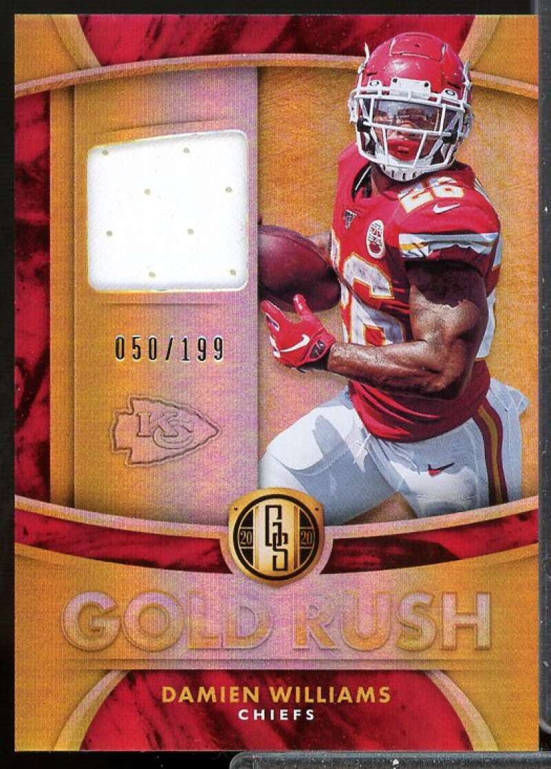 Damien Williams/199 Card 2020 Panini Gold Standard Gold Rush Materials #17  Image 1