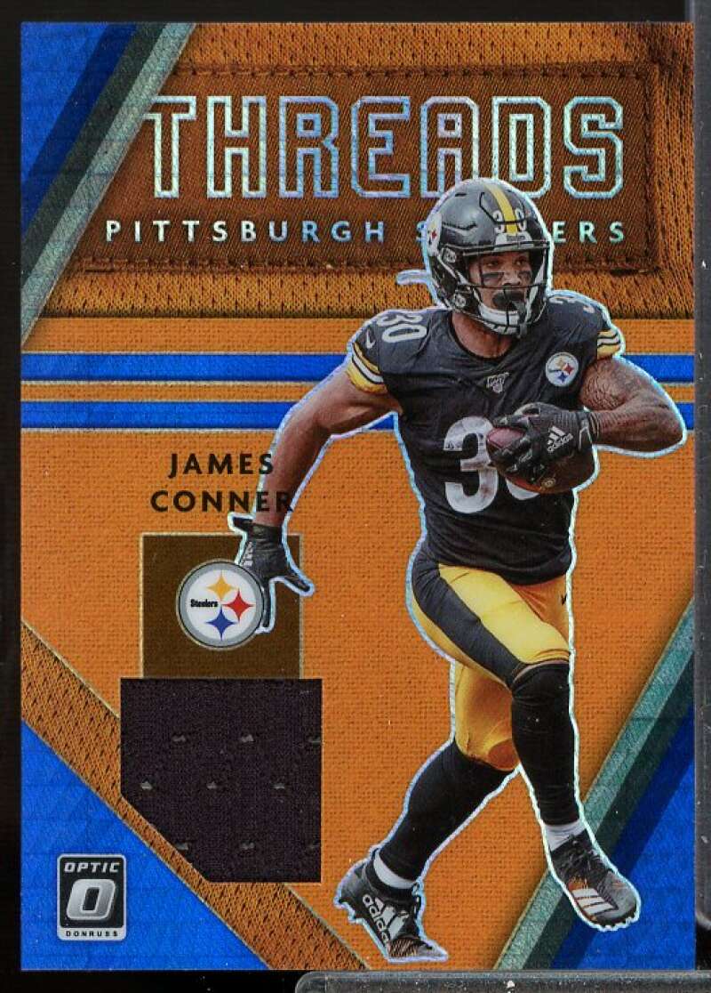 James Conner Card 2020 Donruss Optic Donruss Threads Blue Hyper #11  Image 1