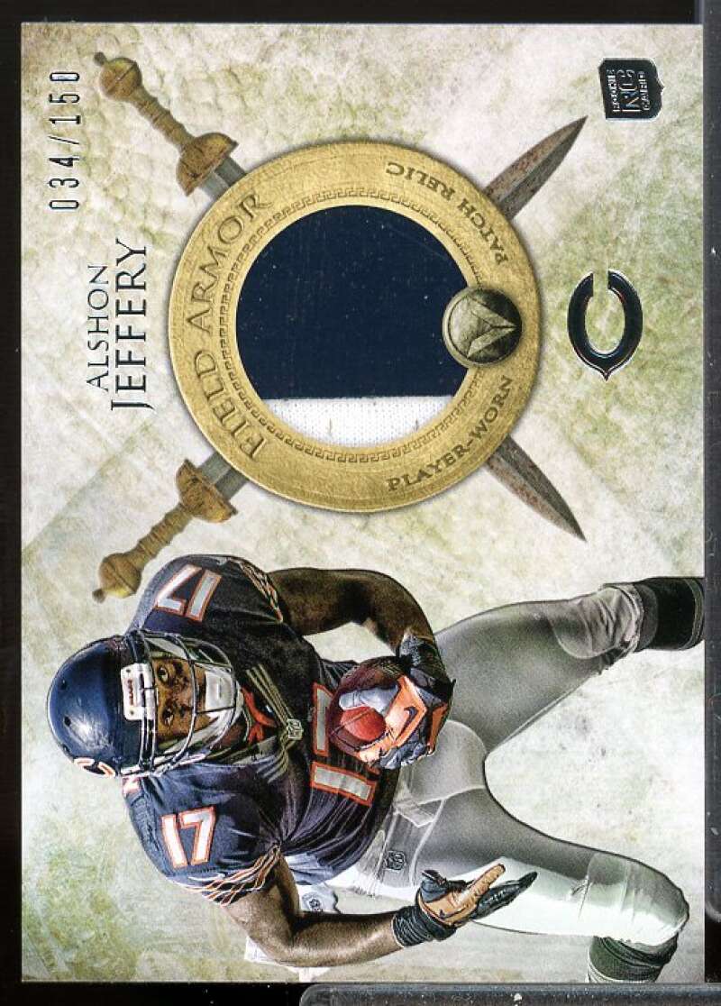 Alshon Jeffery Card 2012 Topps Valor Rookie Field Armor Patches #FAPAJ  Image 1