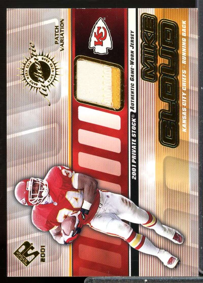 Mike Cloud/325 Card 2001 Private Stock Game Worn Gear Patch #78  Image 1