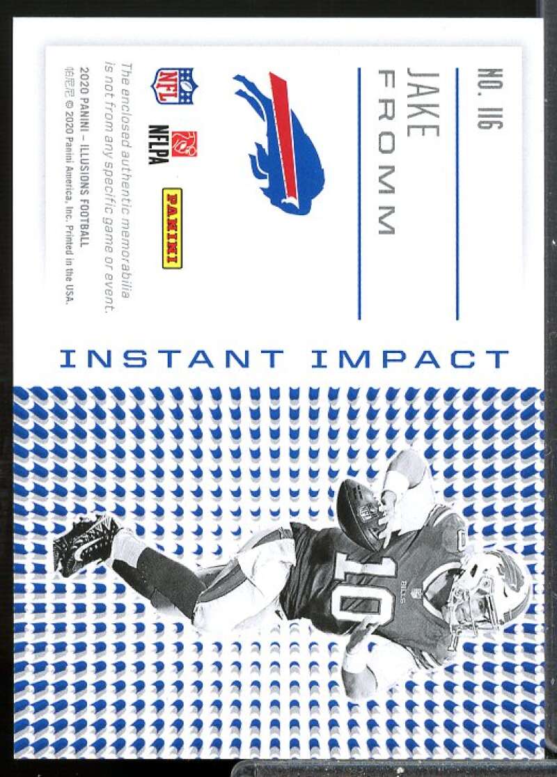 Jake Fromm Card 2020 Panini Illusions Instant Impact Rookie Jerseys #6  Image 2