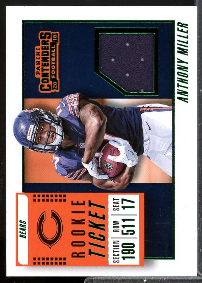 Anthony Miller Card 2018 Panini Contenders Rookie Ticket Swatches Variation #20  Image 1