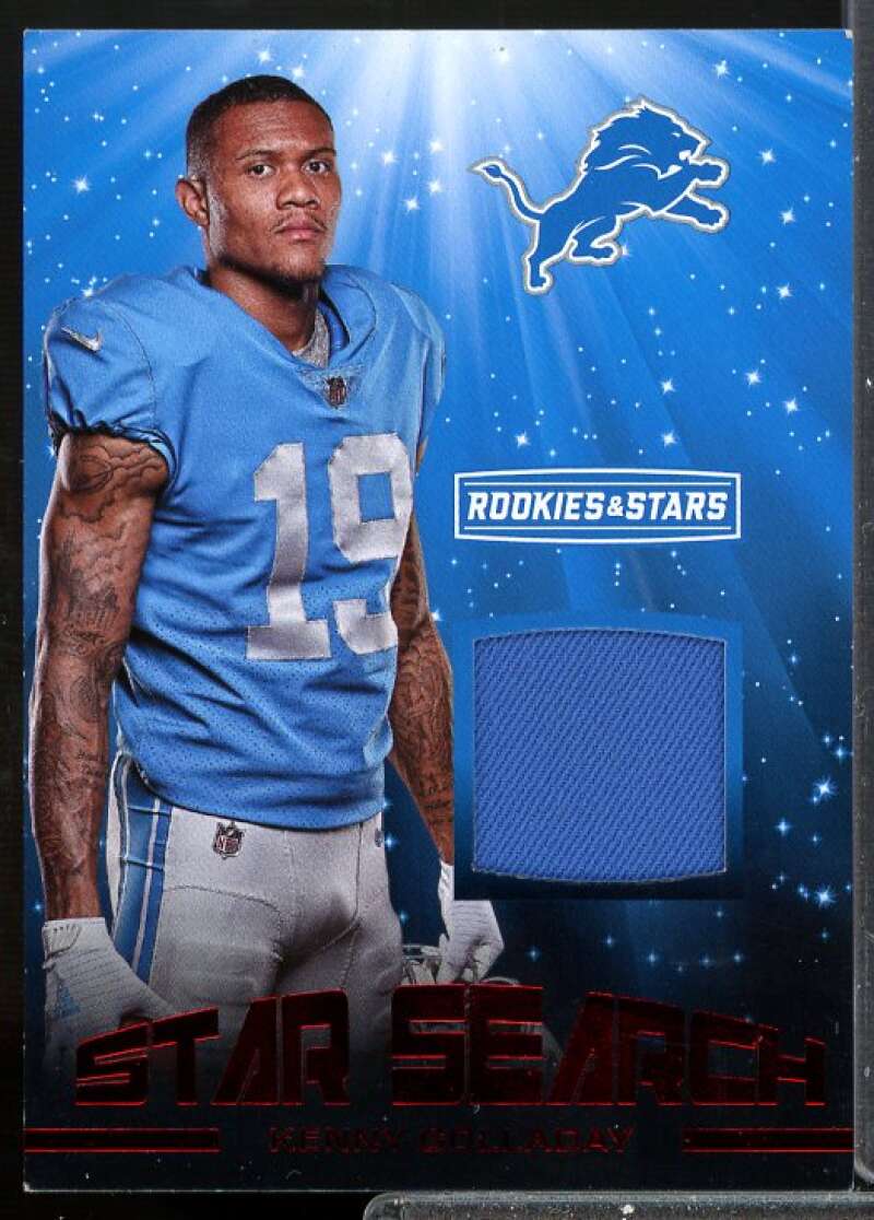 Kenny Golladay Card 2017 Rookies and Stars Star Search Rookie Jerseys #10  Image 1
