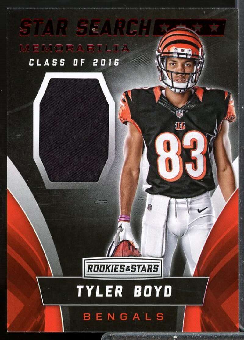 Tyler Boyd Card 2016 Rookies and Stars Star Search Rookie Jerseys #39  Image 1