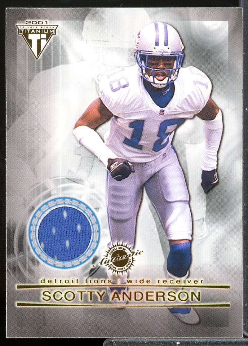Scotty Anderson/Mike McMahon Card 2001 Titanium Double Sided Jerseys #16  Image 1