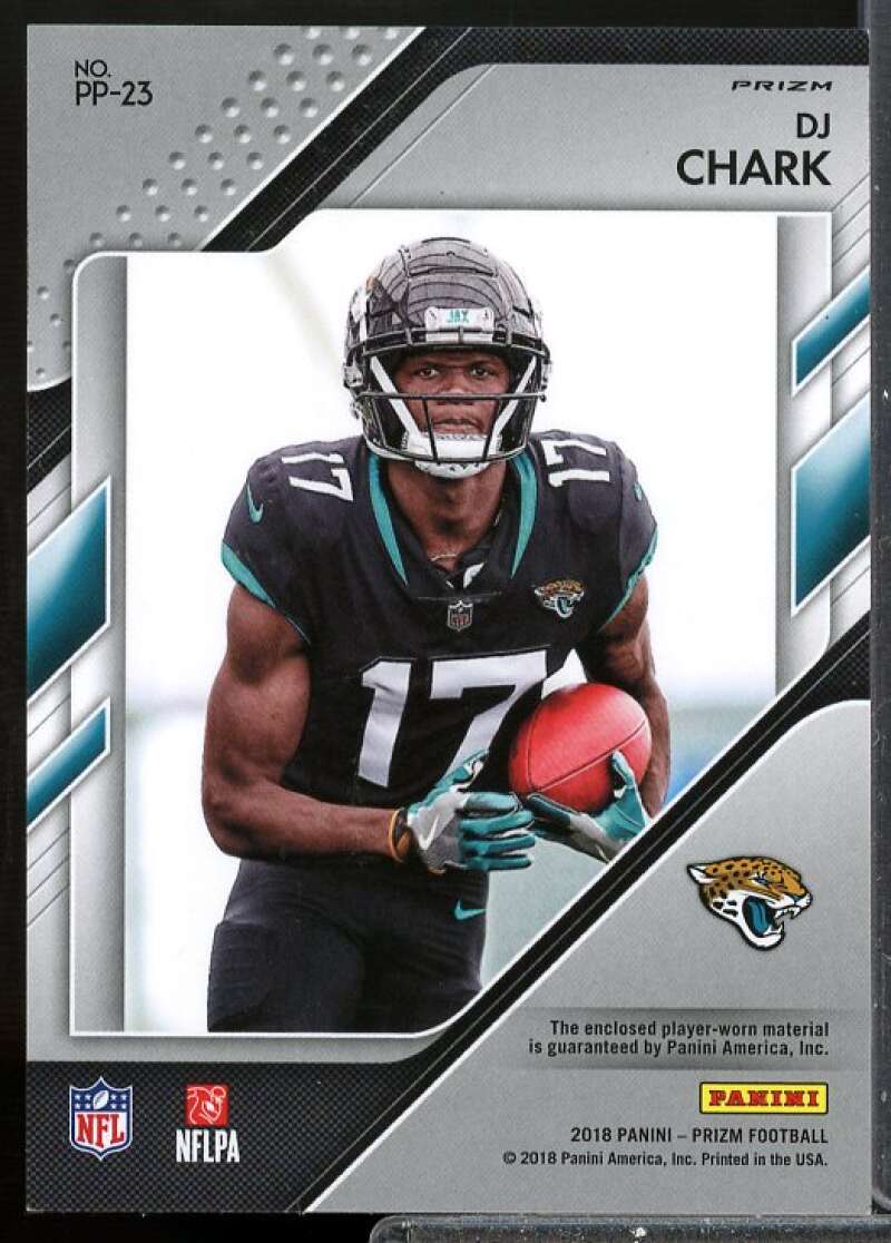 D.J. Chark Jr. Card 2018 Panini Prizm Prizm Premier Rookie Jerseys #23  Image 2