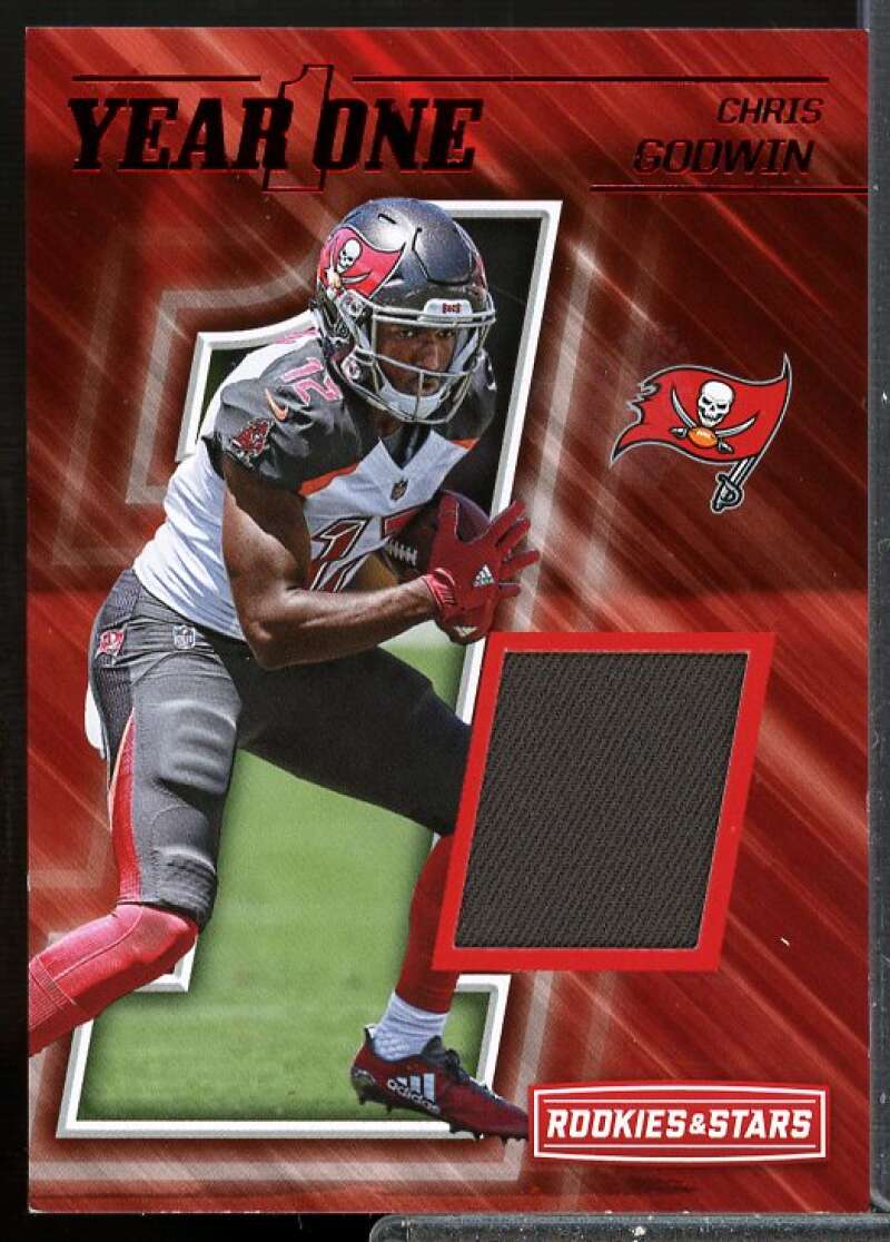 Chris Godwin Card 2017 Rookies and Stars Year One Rookie Jerseys #12  Image 1