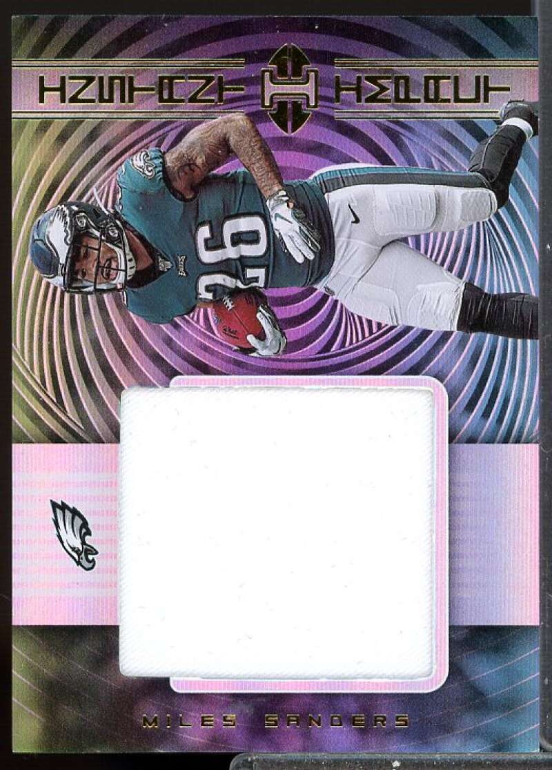 Miles Sanders Card 2019 Panini Illusions Instant Impact Rookie Jerseys #23  Image 1