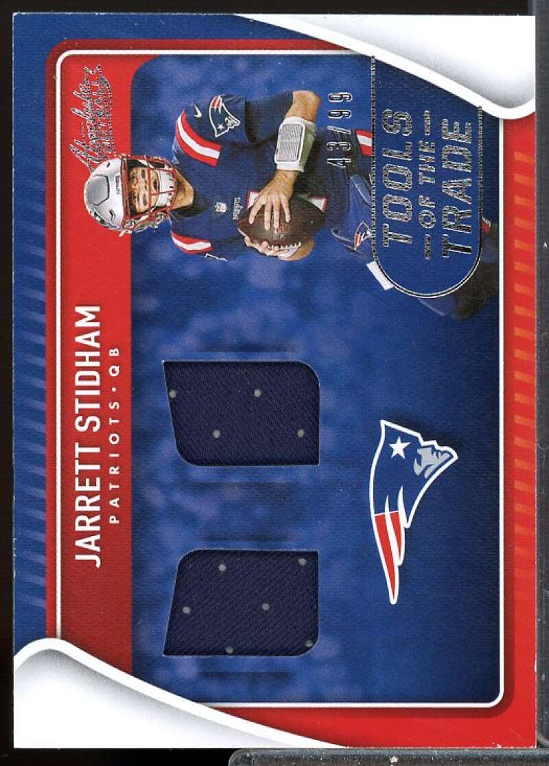 Jarrett Stidham Card 2021 Absolute Tools of the Trade Dual Rookie Materials #47  Image 1