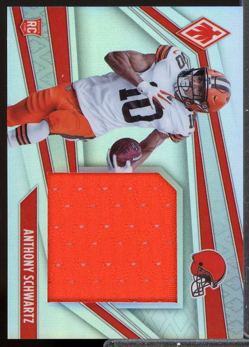 Anthony Schwartz Card 2021 Panini Phoenix Rookie Jumbo Memorabilia Jersey #9  Image 1