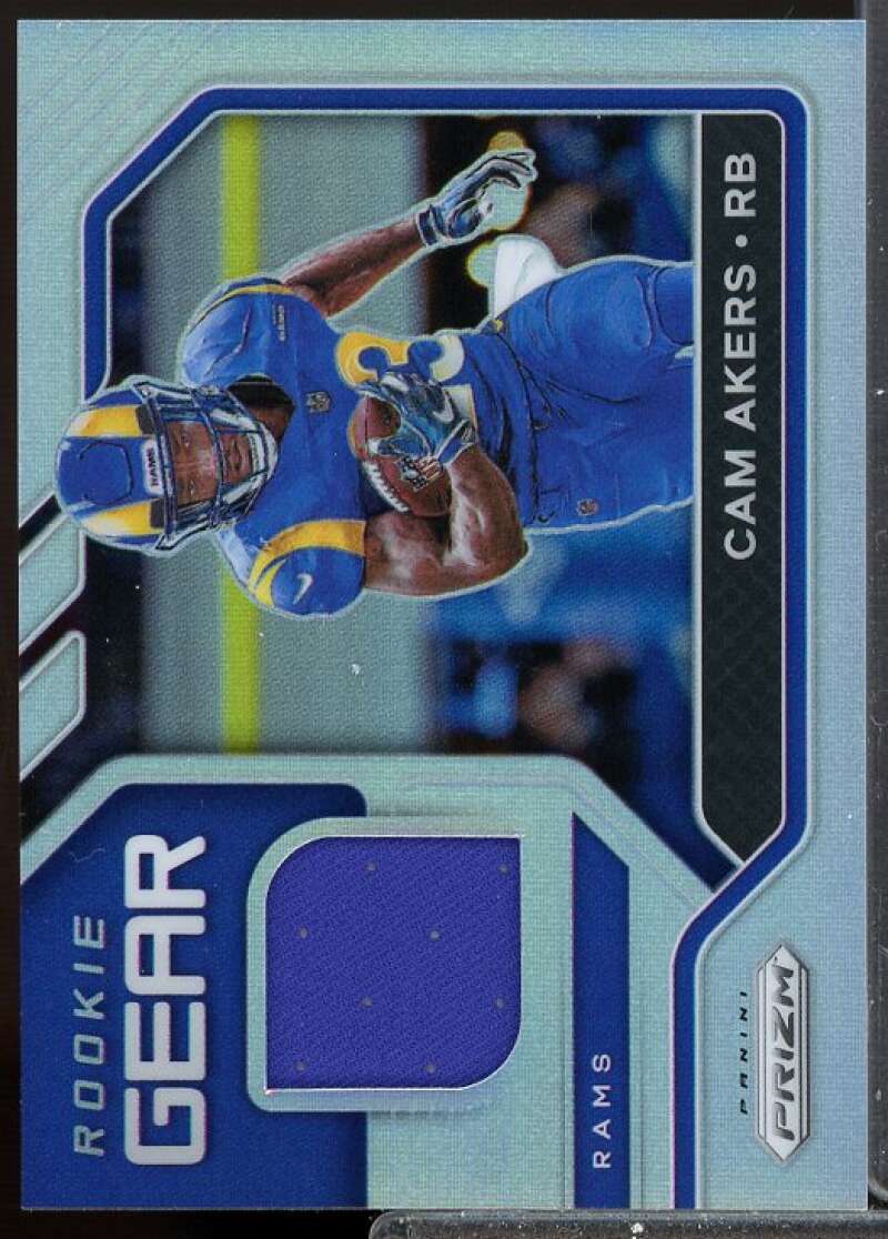 Cam Akers Card 2020 Panini Prizm Rookie Gear Jersey #6  Image 1