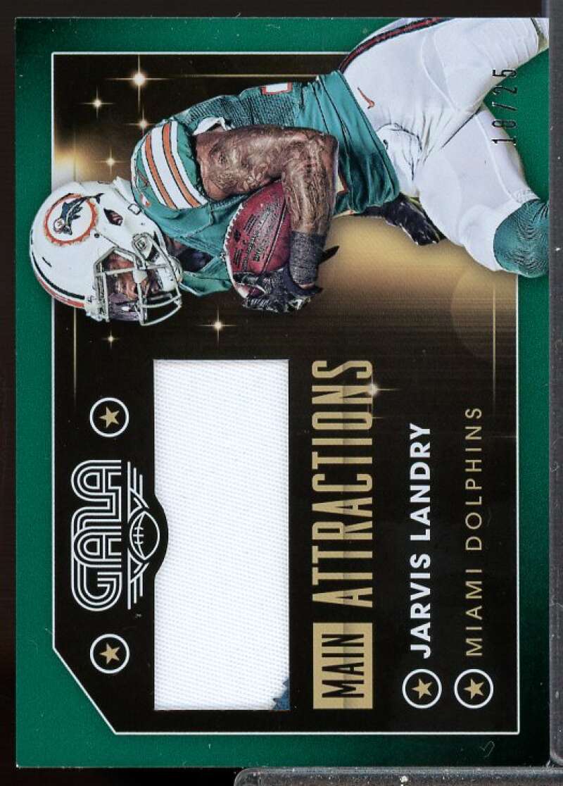 Jarvis Landry/25 Card 2016 Panini Gala Main Attractions Jerseys Jade #12  Image 1