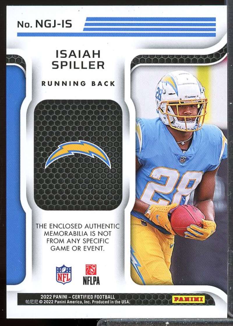 Isaiah Spiller/299 2022 Certified New Generation Rookie Jerseys Mirror Pink #31  Image 2