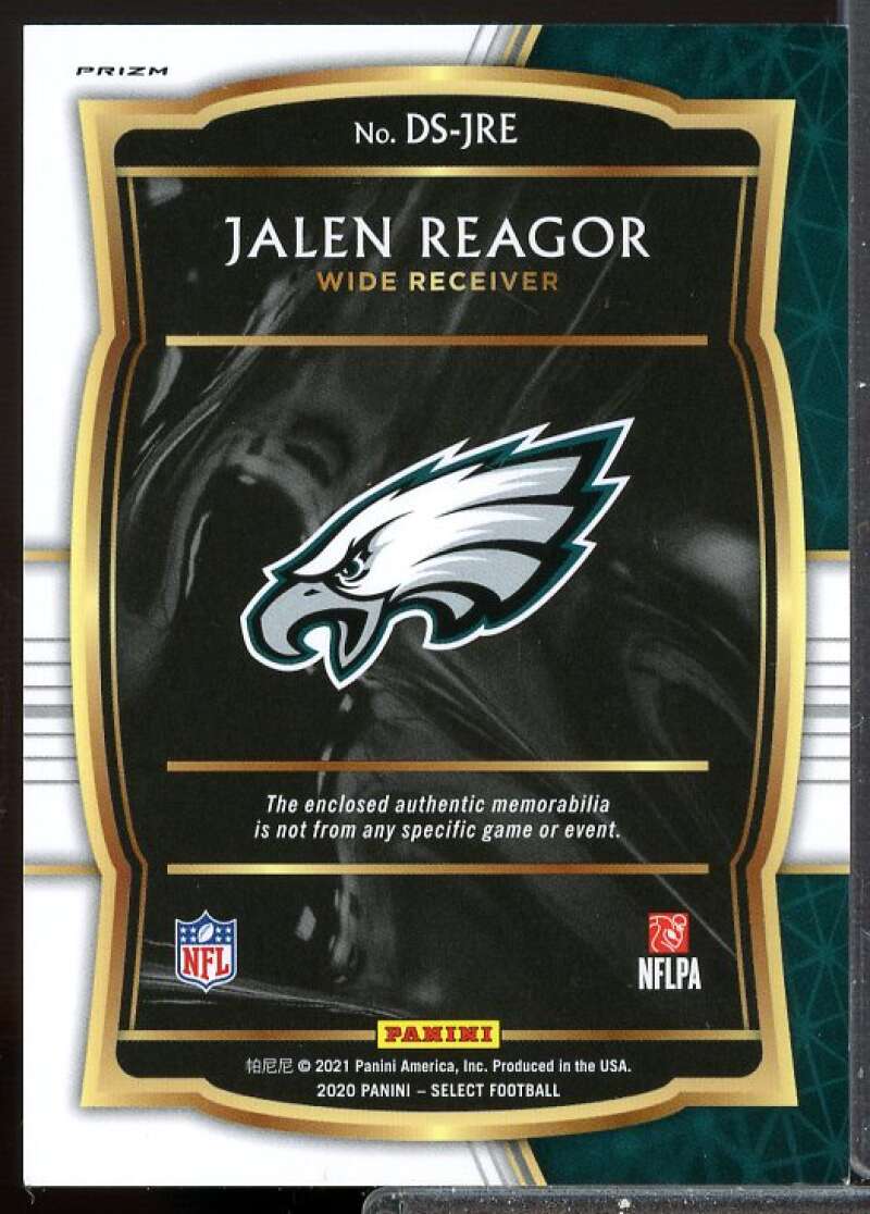 Jalen Reagor Card 2020 Select Rookie Jersey Swatches Prizm Red #8  Image 2