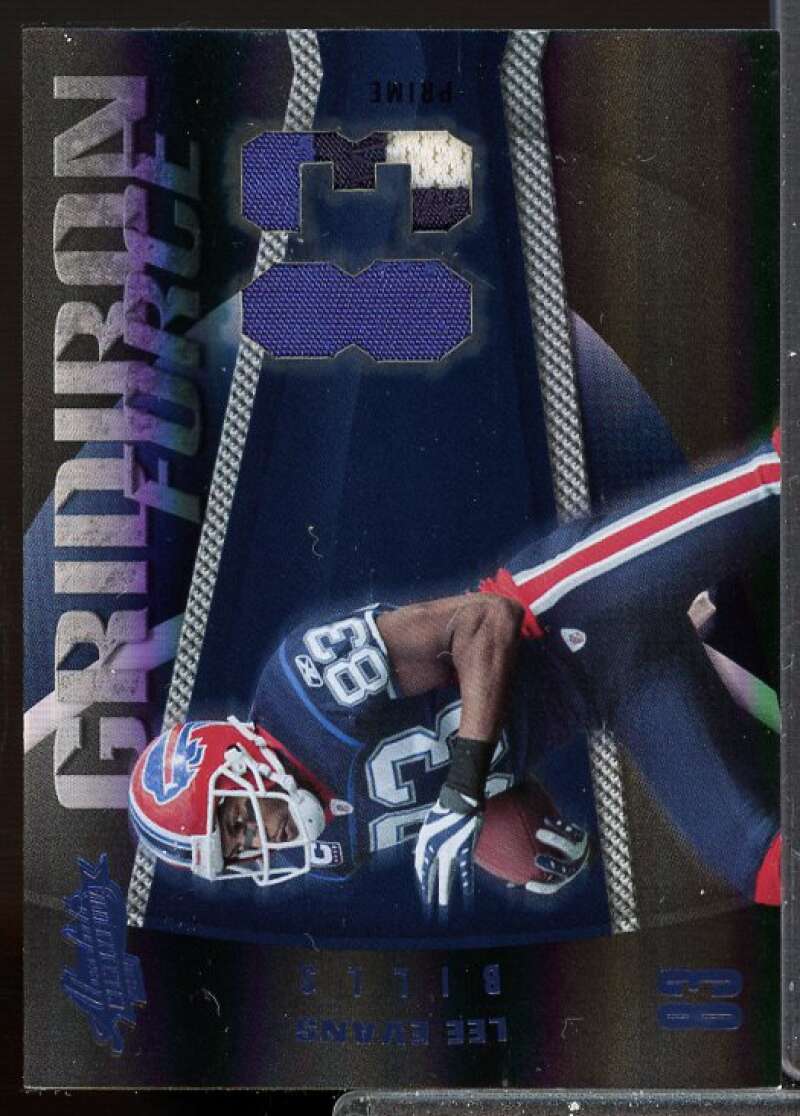 Lee Evans/50 Card 2010 Absolute Gridiron Force Material Prime Jersey Number #16  Image 1