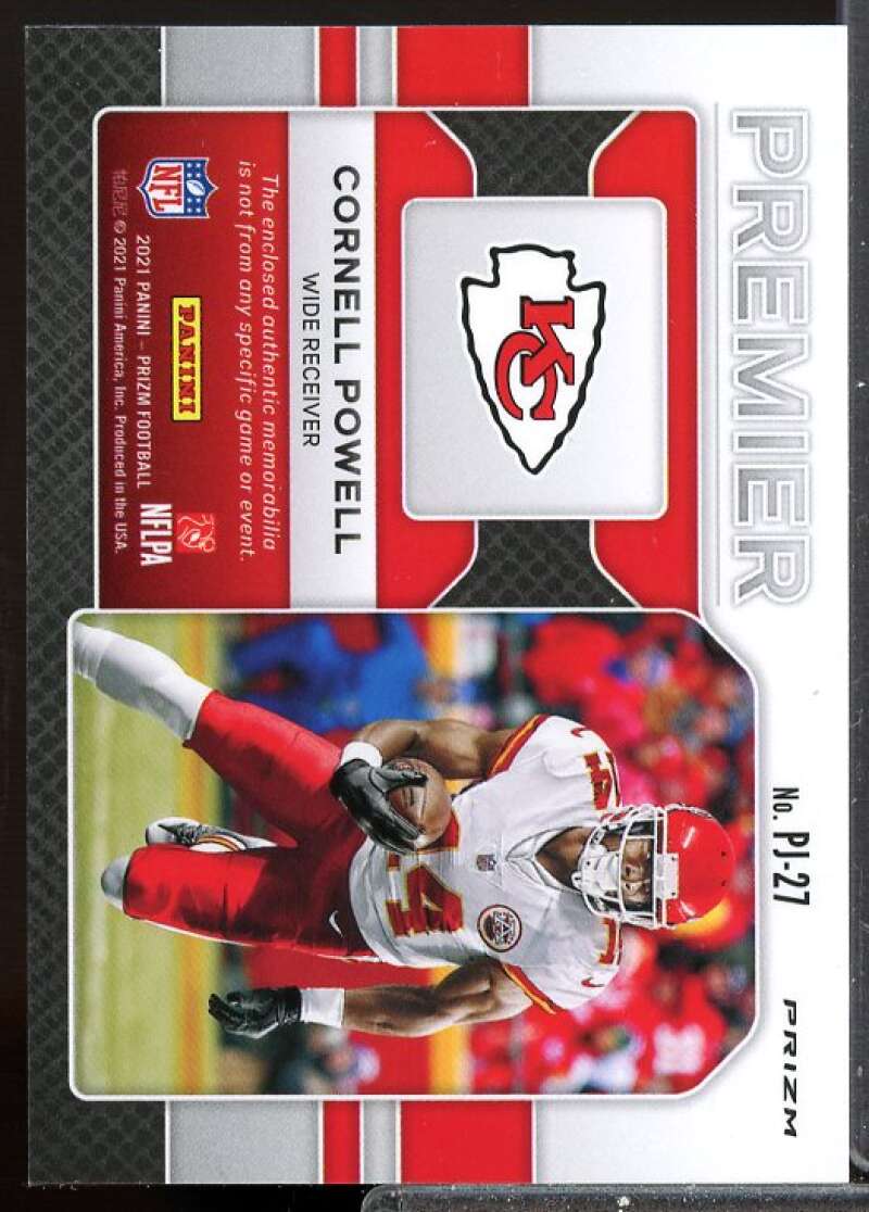Cornell Powell Card 2021 Panini Prizm Rookie Premier Jerseys Pink #27  Image 2