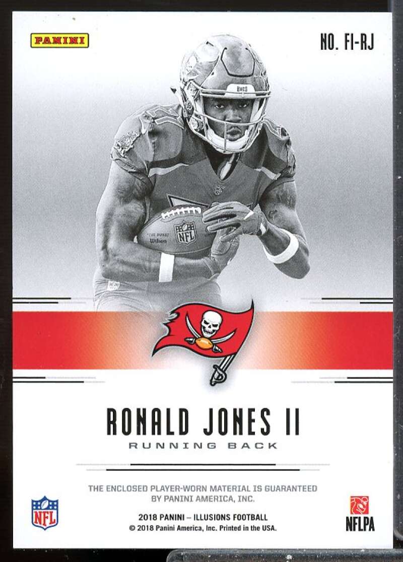Ronald Jones II/499 2018 Panini Illusions First Impressions Rookie Jersey #35  Image 2