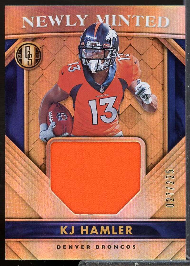 K.J. Hamler 2020 Panini Gold Standard RC Newly Minted Jersey Memorabilia #26  Image 1