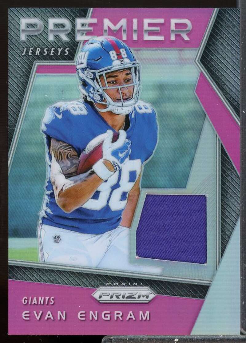 Evan Engram Card 2017 Panini Prizm Prizm Rookie Premier Jerseys Pink #16  Image 1