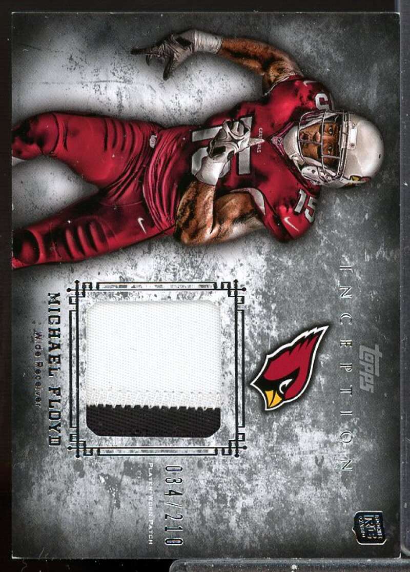 Michael Floyd Card 2012 Topps Inception Rookie Jersey Relics Patch #RPMF  Image 1