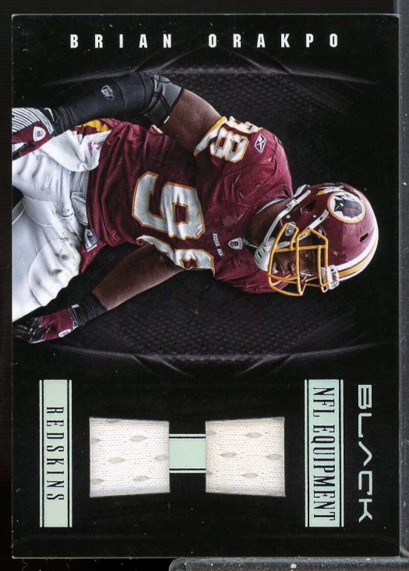 Brian Orakpo/99 Card 2012 Panini Black NFL Equipment Jersey #71  Image 1
