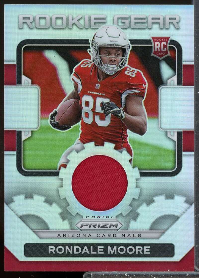 Rondale Moore Card 2021 Panini Prizm Rookie Gear Jersey #17  Image 1