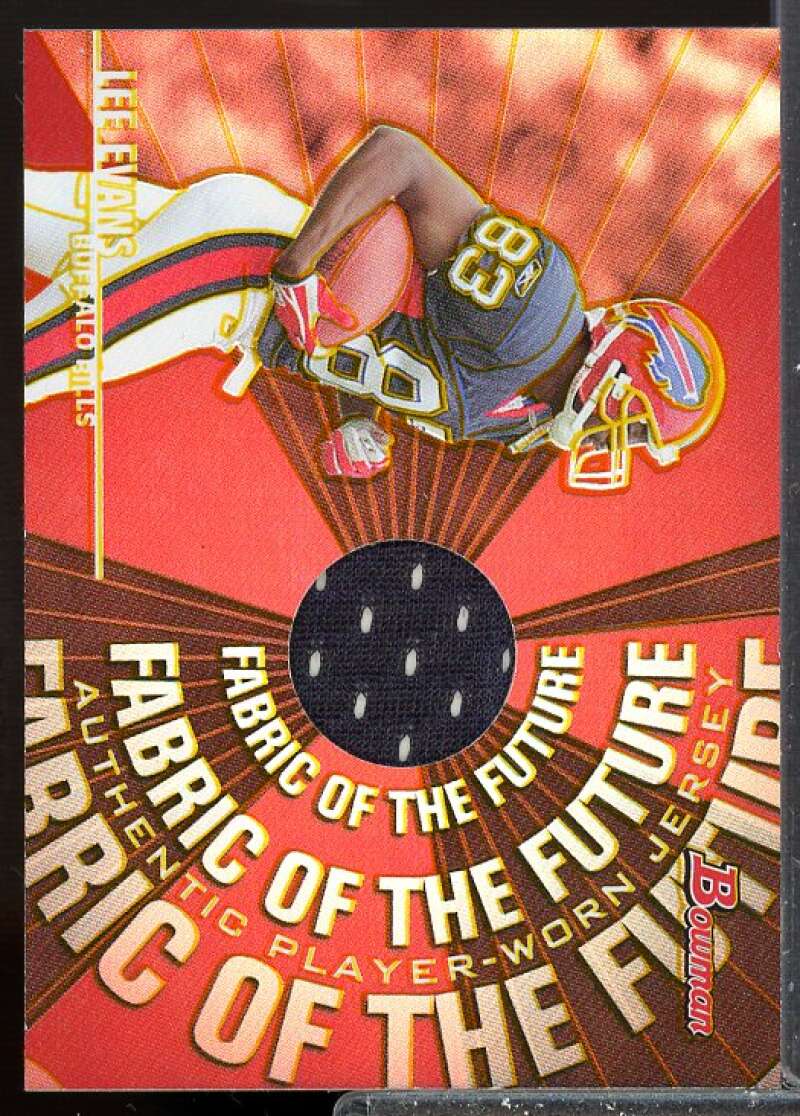 Lee Evans H Card 2004 Bowman Fabric of the Future Jersey #FFLE  Image 1