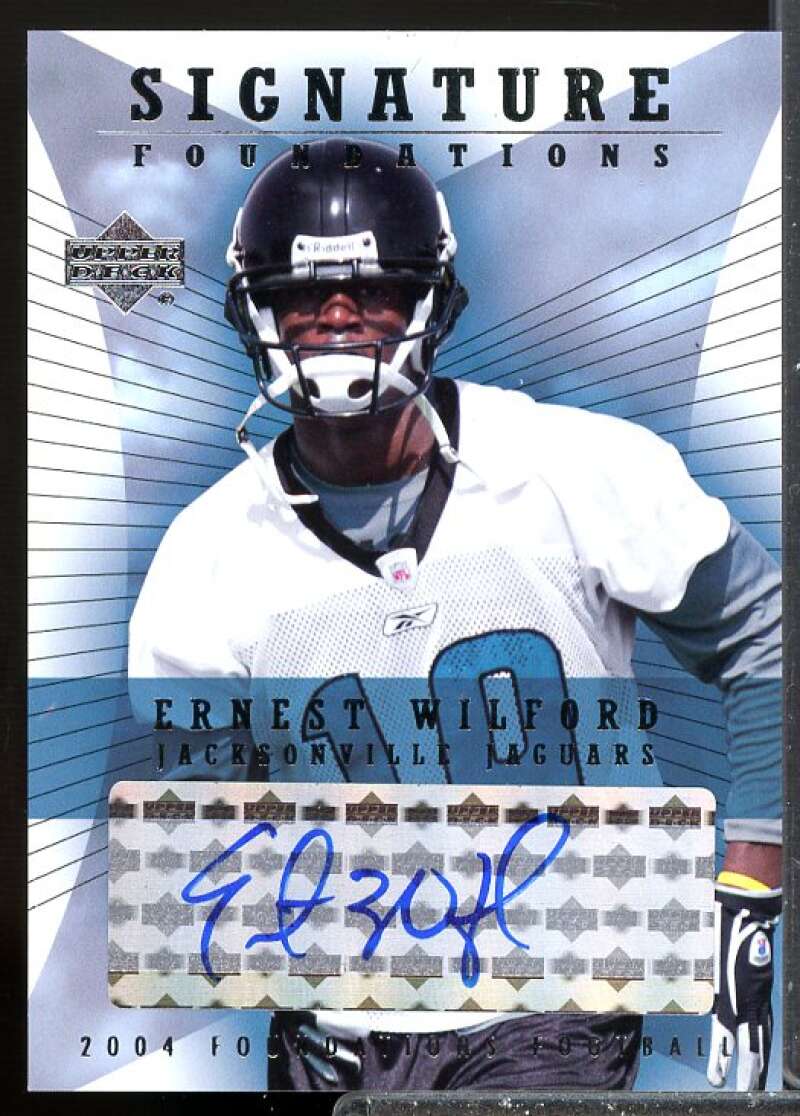 Ernest Wilford 2004 Upper Deck Foundations Signature Foundations Auto #SFEW  Image 1
