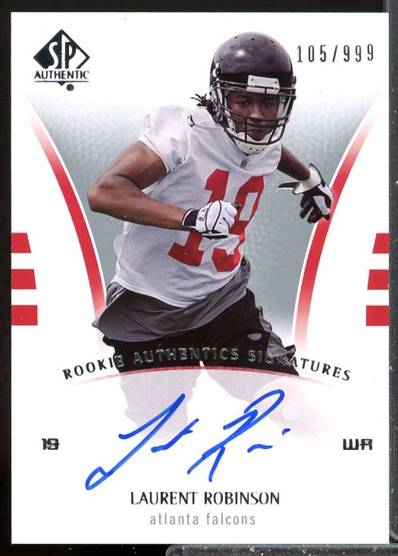 Laurent Robinson AU RC Card 2007 SP Authentic Rookie Auto #240  Image 1
