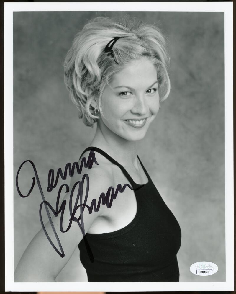 Jenna Elfman Actress Signed Autographed 8x10 Photo JSA Authentic Image 1