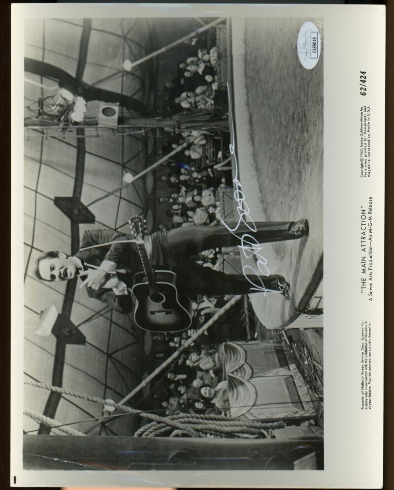 Pat Boone Singer Signed Autographed 8x10 Photo JSA Authentic Image 1