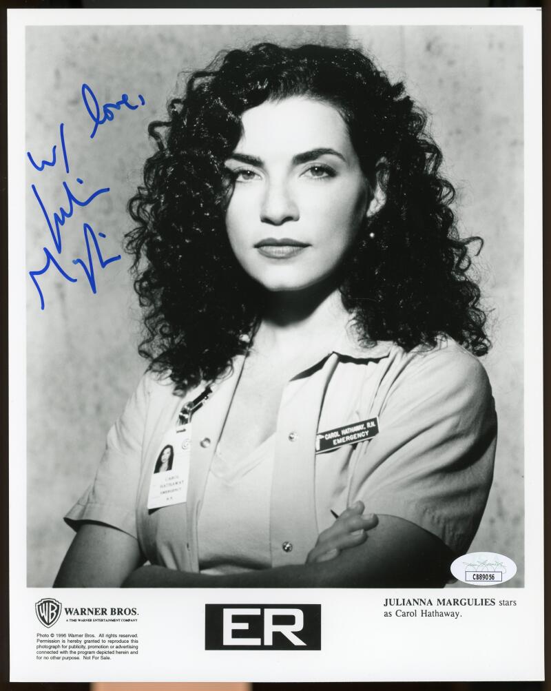 Julianna Margulies Actress Signed Autographed 8x10 Photo JSA Authentic Image 1