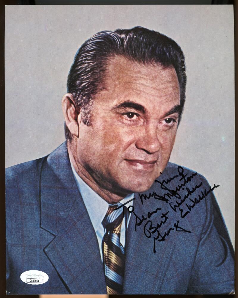 George McGovern Politician Signed Autographed 8x10 Photo JSA Authentic Image 1